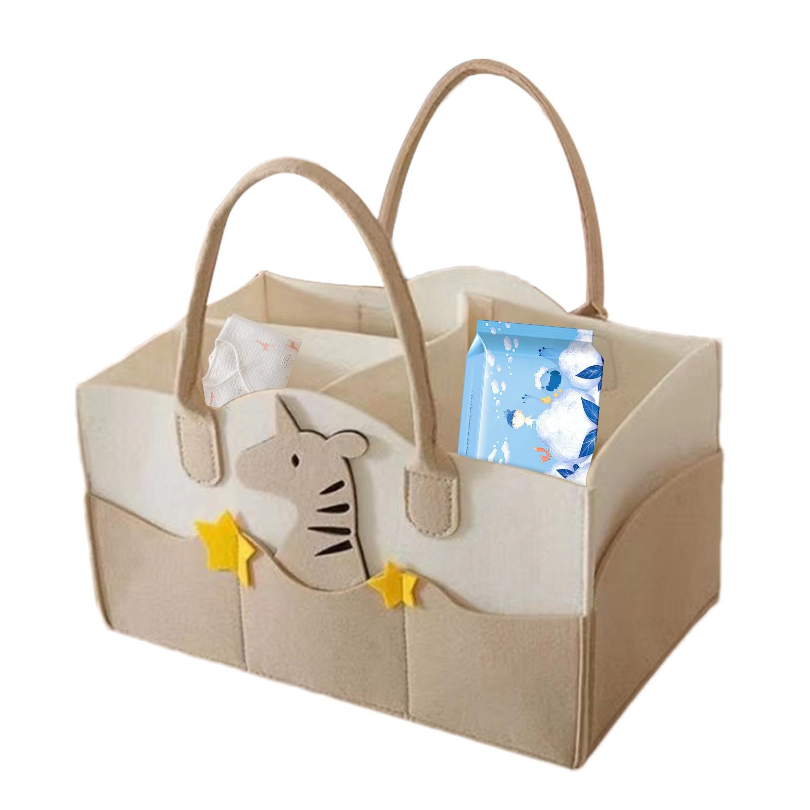**Large Multifunctional Diaper Bag for Moms - Spacious Travel-Ready Baby Tote with Multiple Compartments & Pockets | Perfect for Daycare, Travel, and On-the-Go Parenting**