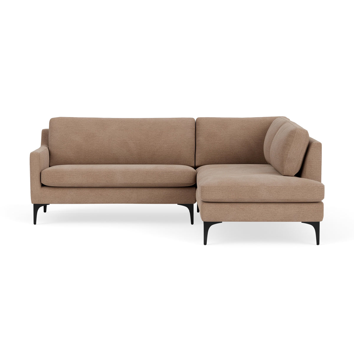 Astha Fabric Right Corner Sofa - Modern L-Shaped Sectional Couch for Living Room, Home Theater & Small Spaces | Comfortable & Stylish Lounge Furniture