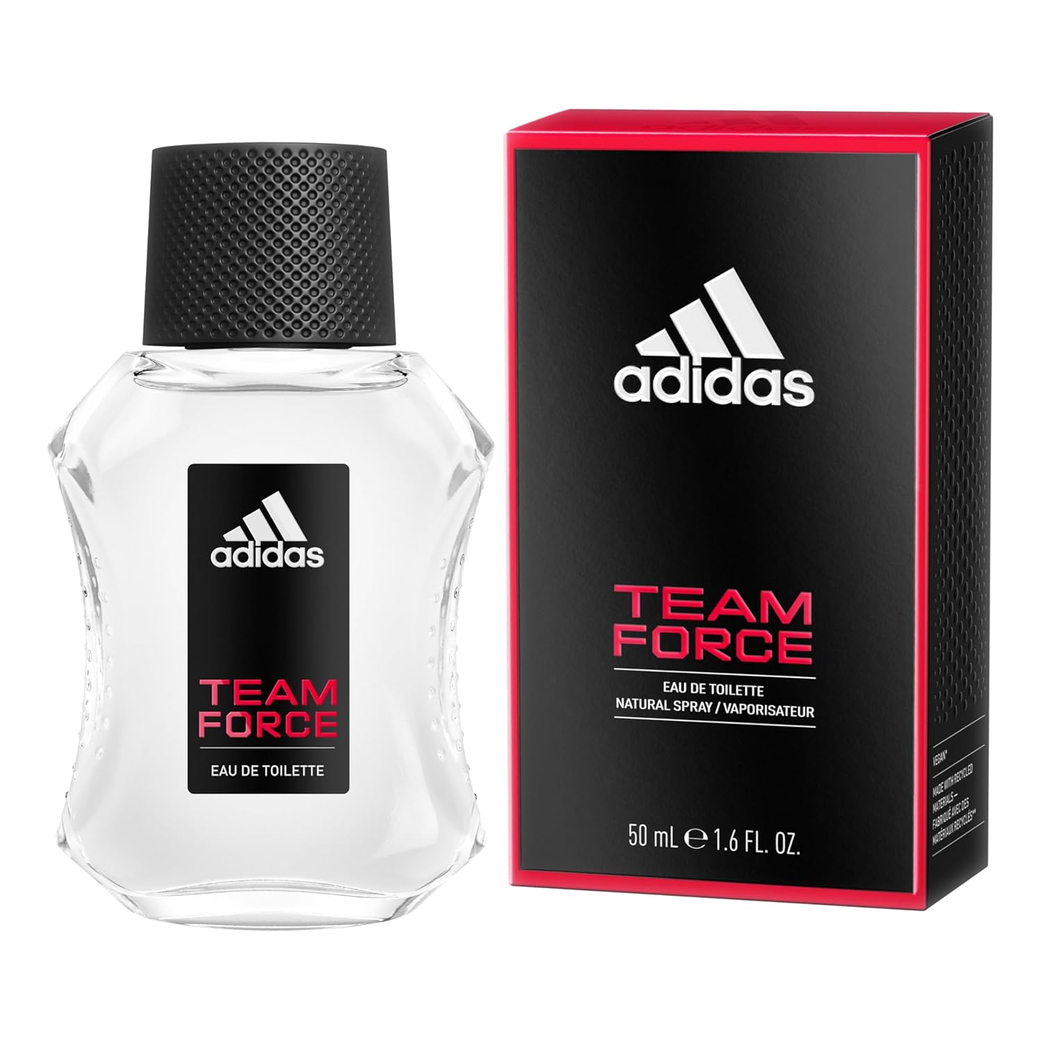 Adidas Team Force 100ML EDT Spray for Men | Long-Lasting Cologne | Fresh & Masculine Fragrance | Perfect for Daily Wear, Work & Special Occasions