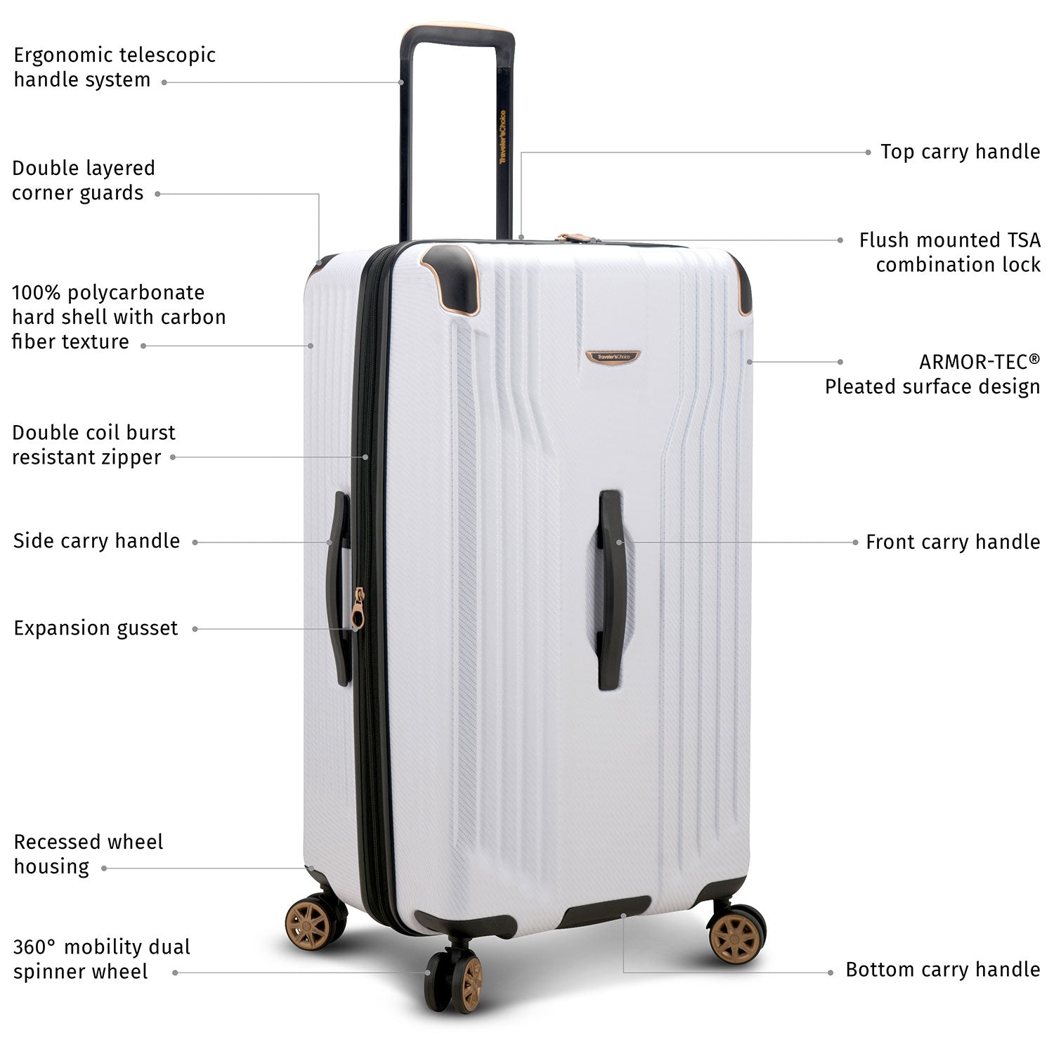 Continent Adventurer Large Trunk - Durable Travel Luggage for Camping, Road Trips & Outdoor Adventures | Waterproof Storage for Gear & Equipment