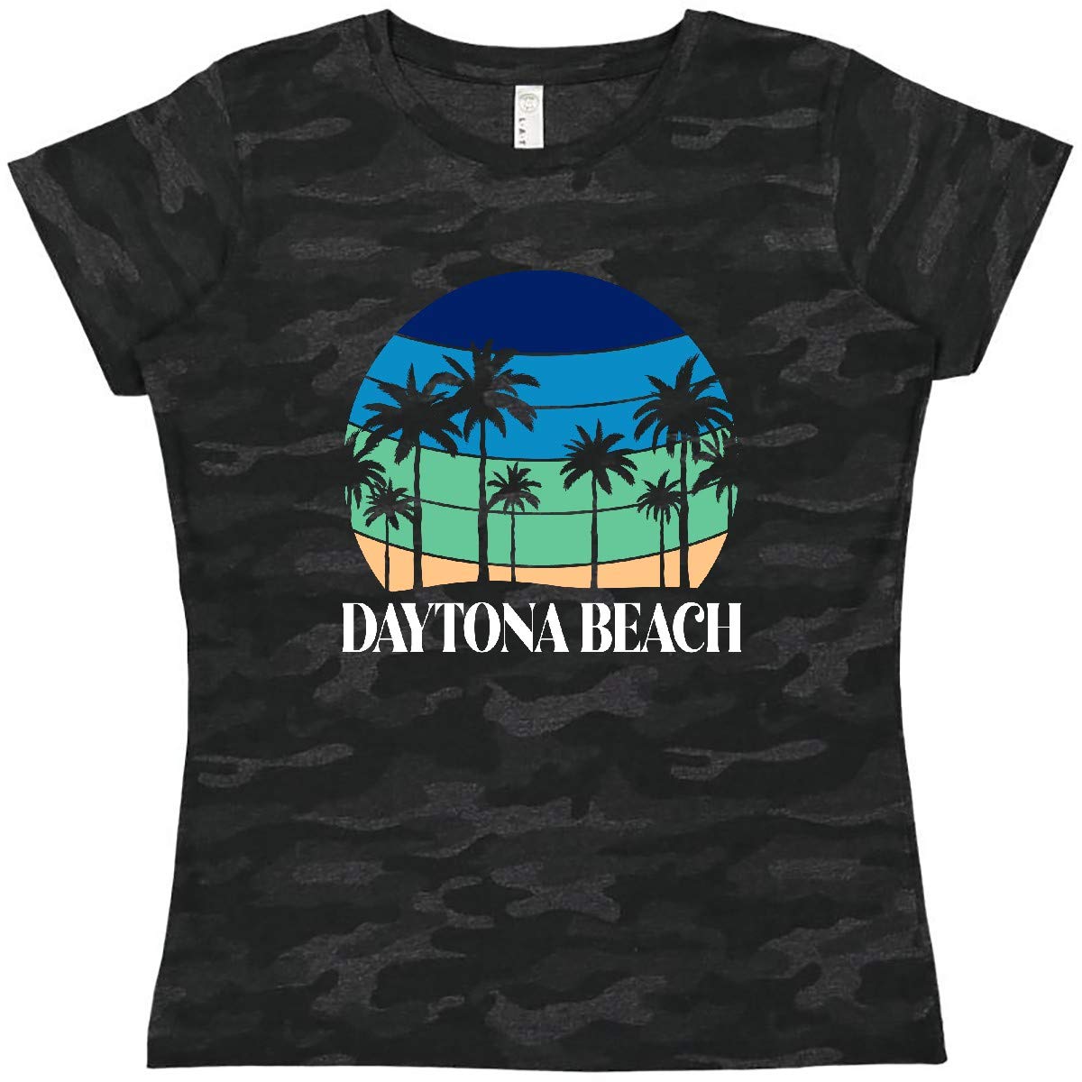 Inktastic Daytona Beach Florida Vacation Trip Women's T-Shirt - Soft Cotton Tee for Beach Getaways, Summer Travel & Casual Outfits