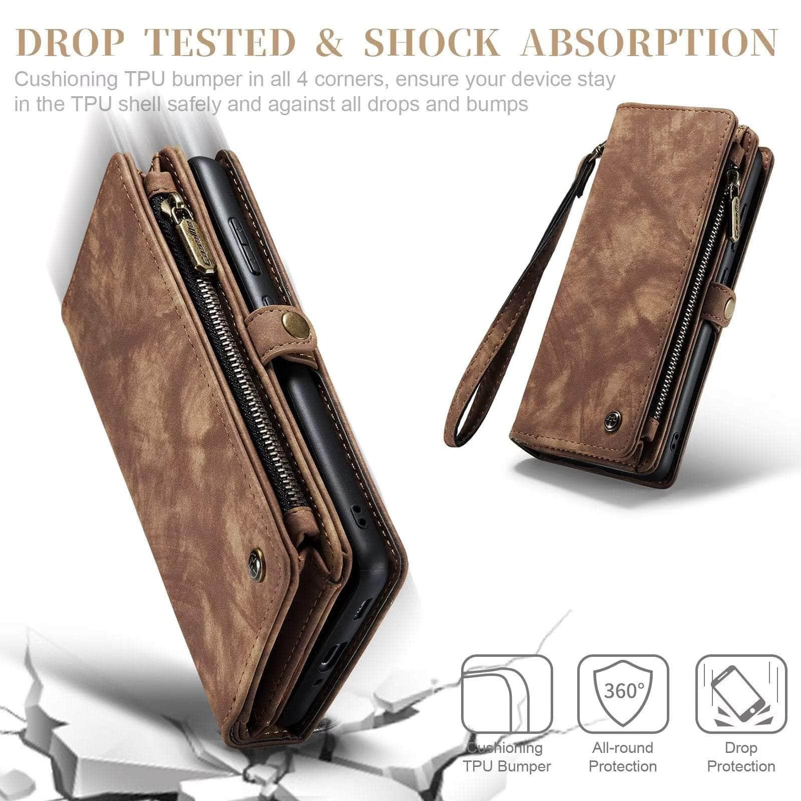Slim Detachable Wallet Case for Samsung Galaxy A34 - RFID Blocking & Card Holder - Perfect for Travel, Work, and Everyday Use
