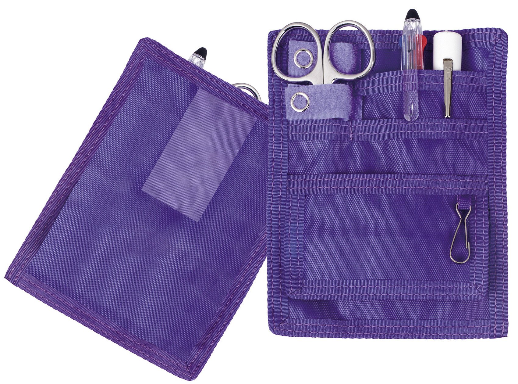 Premium Nurse Belt Loop Organizer - Purple Pocket Pal Kit for Medical Professionals | Essential Healthcare Accessories for Stethoscopes, Scissors & Tools