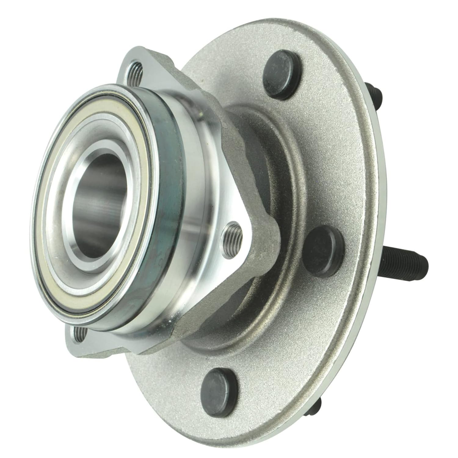 Detroit Axle - 4WD Front Wheel Bearing Hub Assembly Set for 2000-2001 Dodge Ram 1500 (with 2-Wheel ABS) - Replacement Pair for Smooth Off-Road & Towing Performance