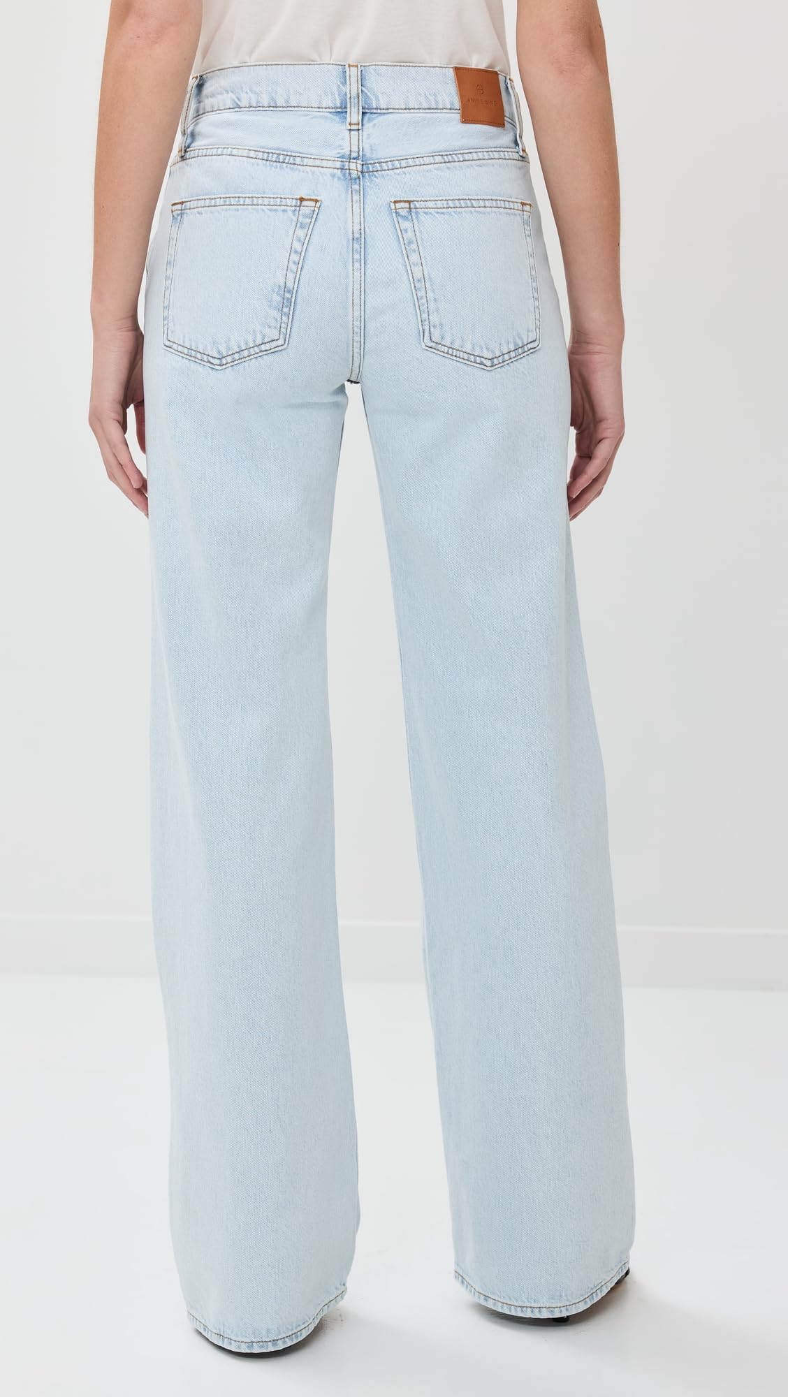 ANINE BING Women's High-Rise Skinny Jeans - Stretch Denim Pants for Casual & Night Out | Perfect for Work, Date Night & Everyday Wear