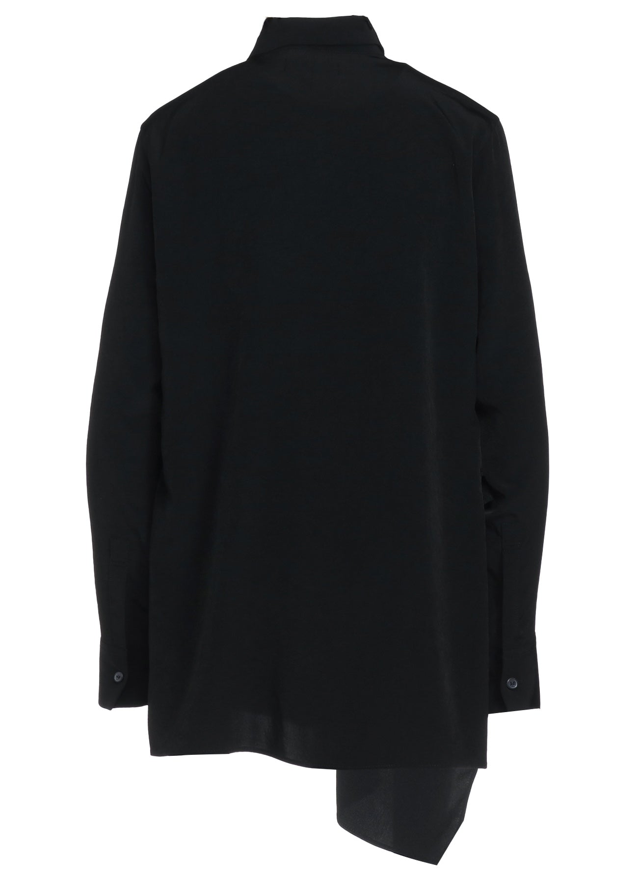 Elegant Crepe de Chine Draped Shirt for Women - Soft Flowy Blouse for Office, Party & Date Night Outfits