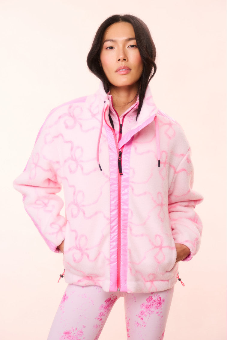 BOGNER FIRE+ICE x LoveShackFancy Ninetta Fleece Jacket - Women's Stylish Winter Outerwear for Skiing, Snowboarding & Casual Wear