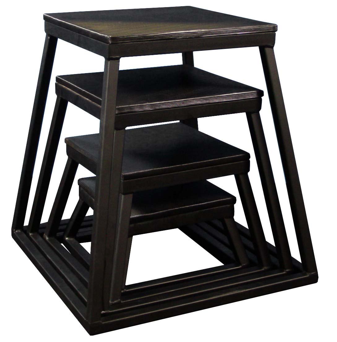 Premium Ader Black Plyometric Box - High-Quality Jump Training Platform for CrossFit, HIIT & Home Workouts - Perfect for Fitness, Agility & Strength Training