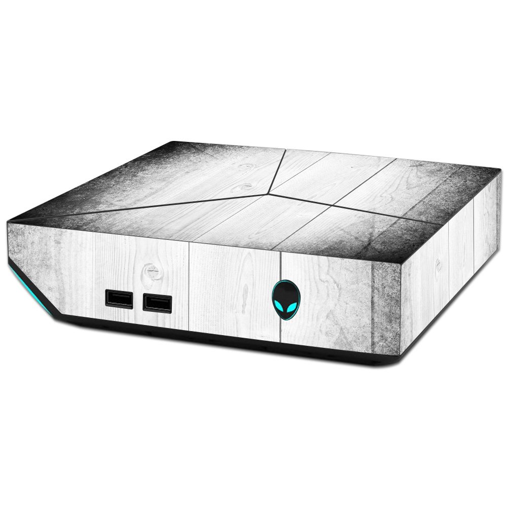 MightySkins Vinyl Decal Wrap Cover for Alienware Steam Machine - White Wood Design | Protective & Durable Skin | Easy to Apply & Remove | Made in USA | Perfect for Gaming Setup & Personalization