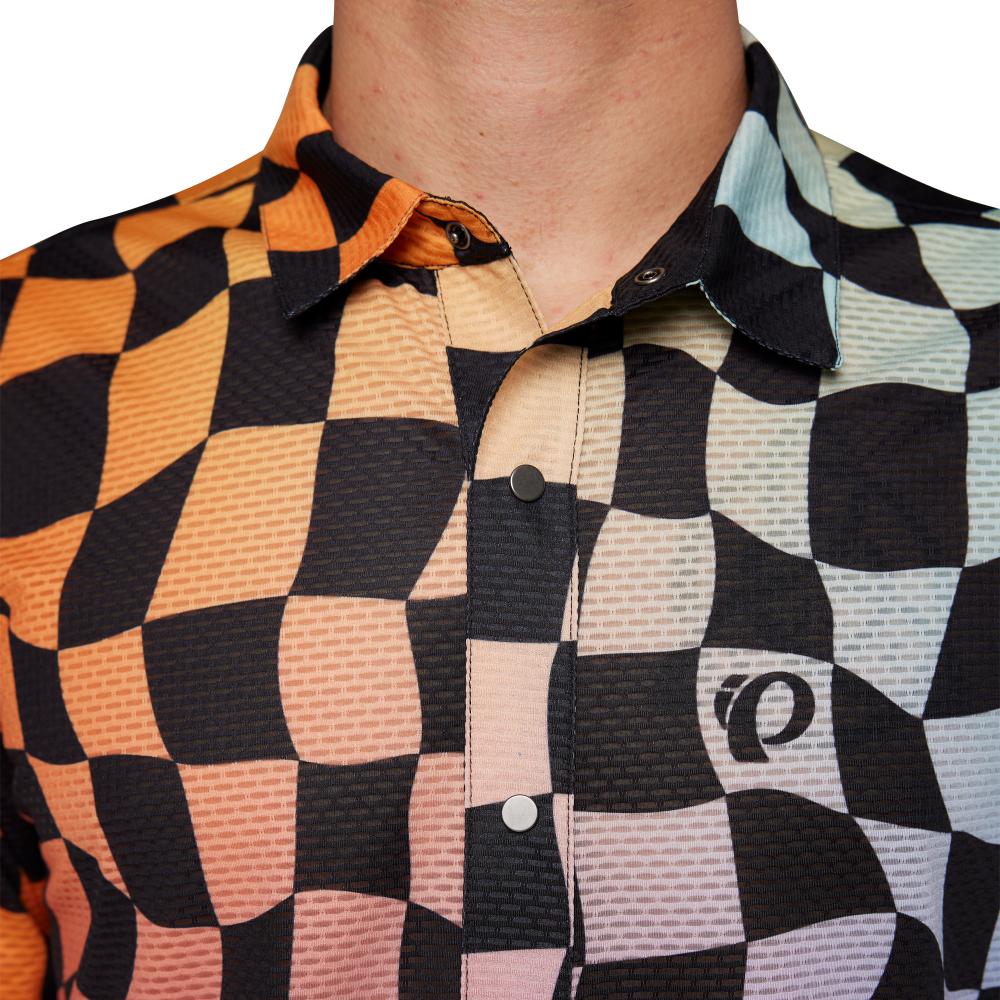Men's Canyon Tech Snap Jersey - Breathable Cycling Shirt for Mountain Biking & Outdoor Sports | Quick-Dry Performance Top for Riders