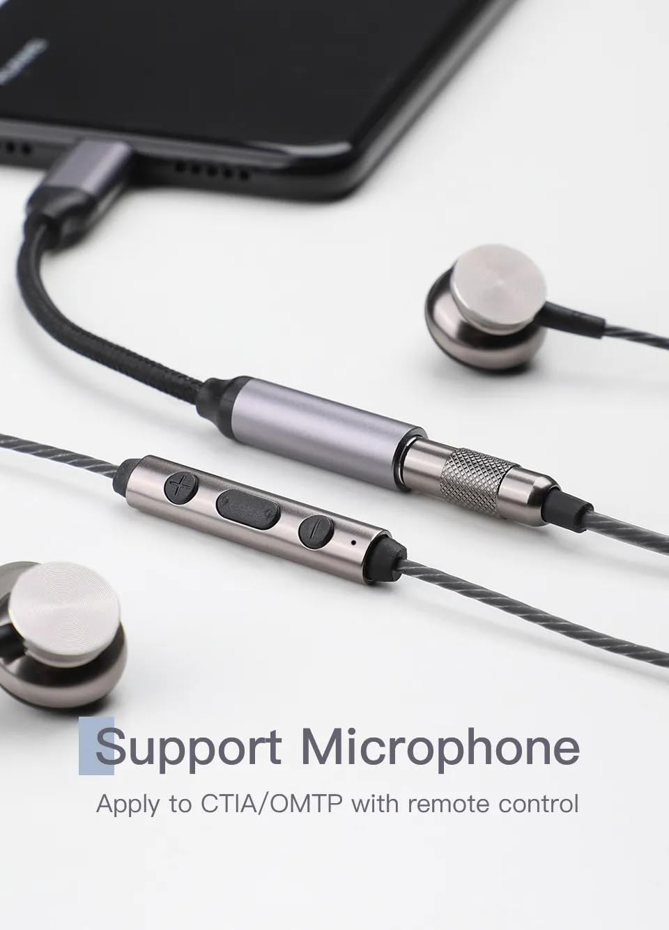 USB C to 3.5mm Headphone Adapter - Aux Audio Dongle Cable for Samsung Galaxy, iPad Pro, Huawei, Xiaomi & Type C Devices | Perfect for Gaming, Music & Hands-Free Calling