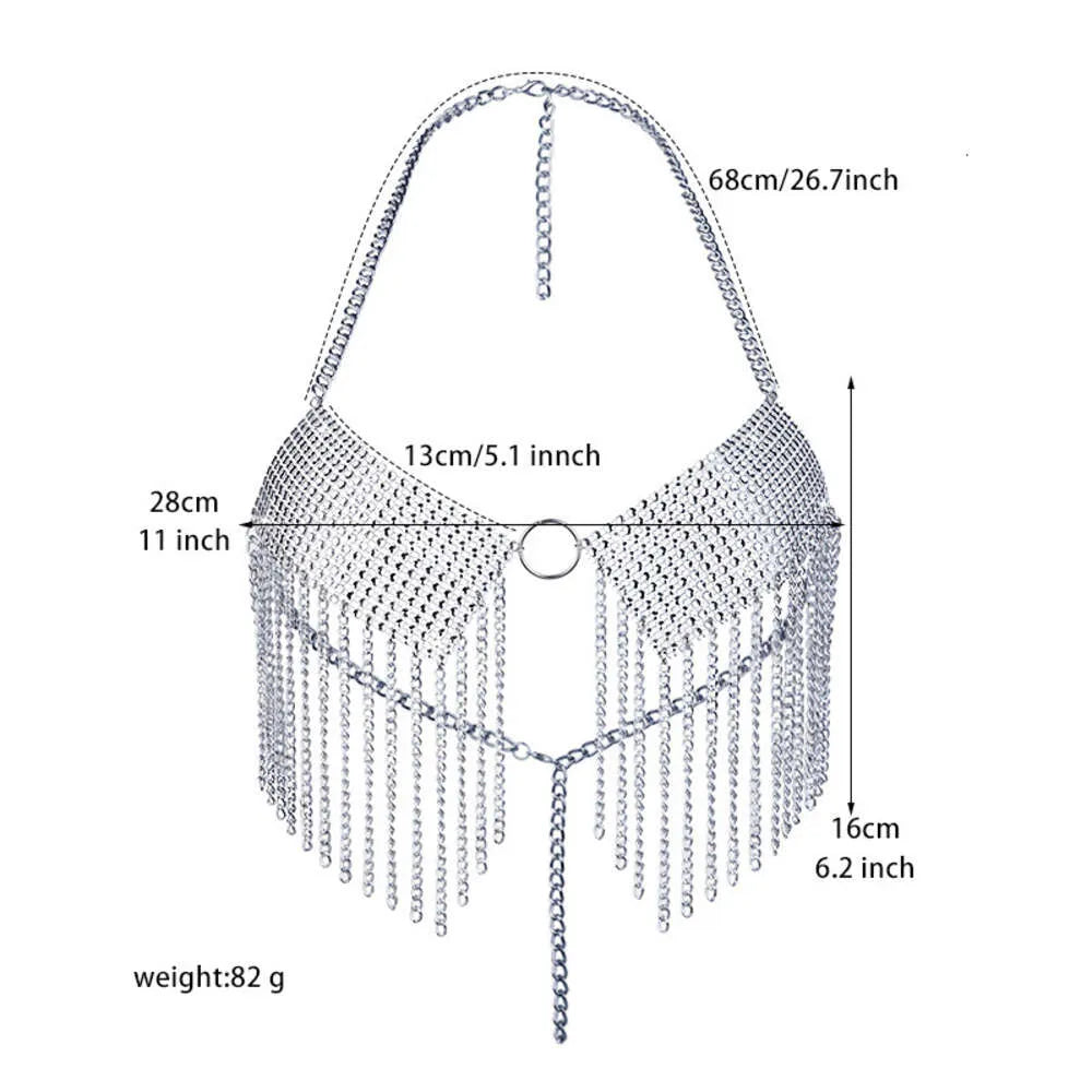 Luxury Diamond Crystal Thong Panties & Body Chain Bra Set - Sexy Bikini for Women, Beach Party, Nightclub & Boudoir Photography