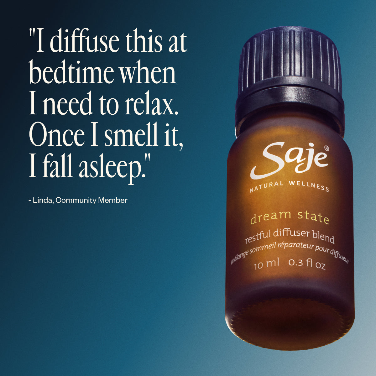 Dream State Restful Essential Oil Diffuser Blend for Relaxation & Sleep - Perfect for Bedroom, Yoga & Meditation