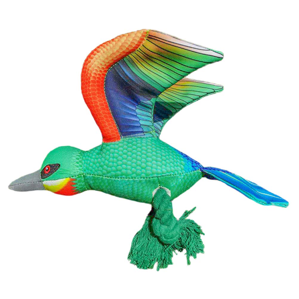 Bird Shaped Plush Squeaky Dog Toy with Crinkle Paper - Soft Chew Toy for Small & Medium Dogs - Perfect for Playtime, Training & Teething Relief