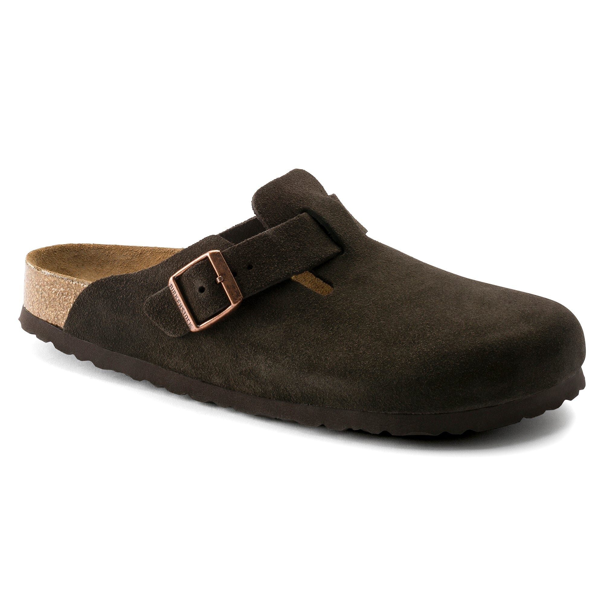 BIRKENSTOCK Boston Unisex Soft Footbed Clogs - Genuine Suede Leather Slip-On Shoes for Men & Women | Comfortable House Shoes for Home, Office & Casual Wear