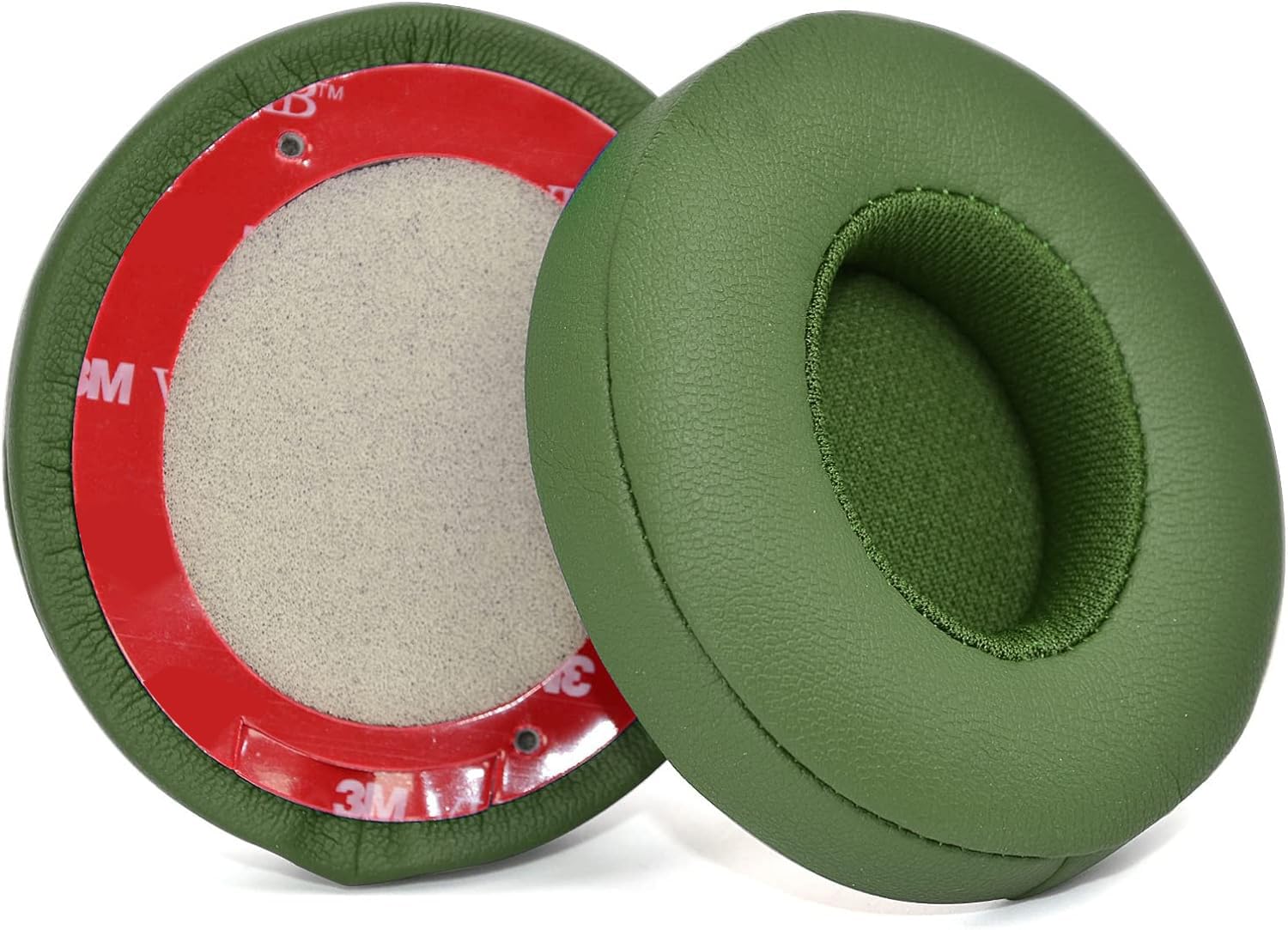 Premium Replacement Ear Pads Cushions for Beats Solo 2 & Solo 3 Wireless Headphones - Memory Foam Earpads with Soft Protein Leather (Green) - Perfect for Gym, Travel & Daily Use