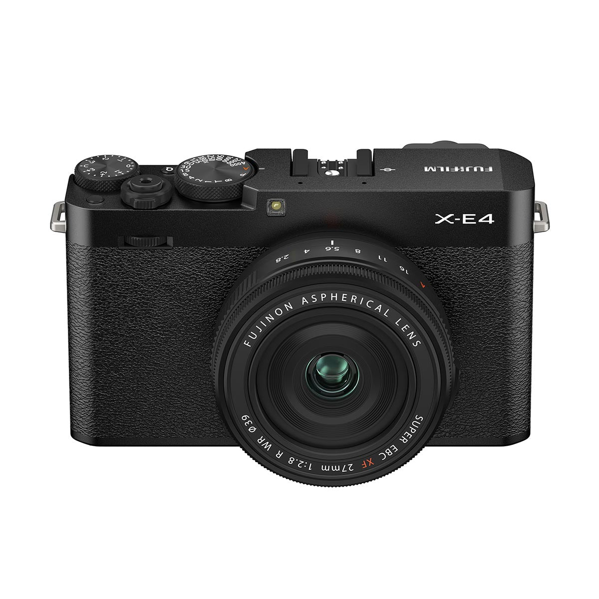Fujifilm X-E4 Mirrorless Digital Camera with XF 27mm f/2.8 R WR Lens Kit (Black) - Compact Travel & Street Photography Camera for Vlogging and Everyday Shooting