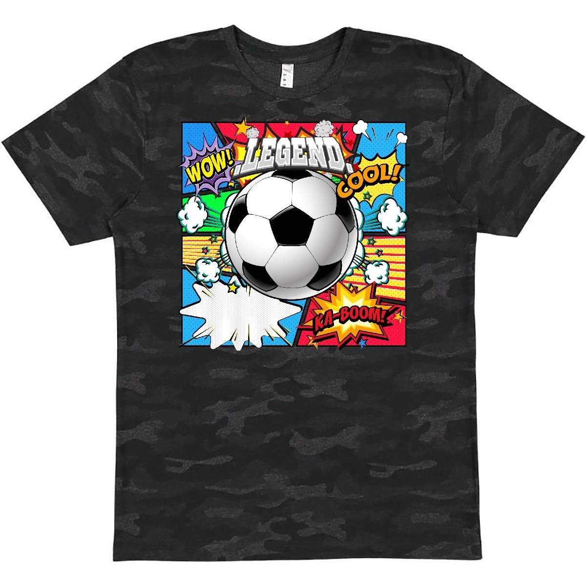 Inktastic Soccer Superhero Graphic T-Shirt for Men & Women - Soft Cotton Tee for Soccer Fans, Players & Gifts - Perfect for Games, Practice & Casual Wear