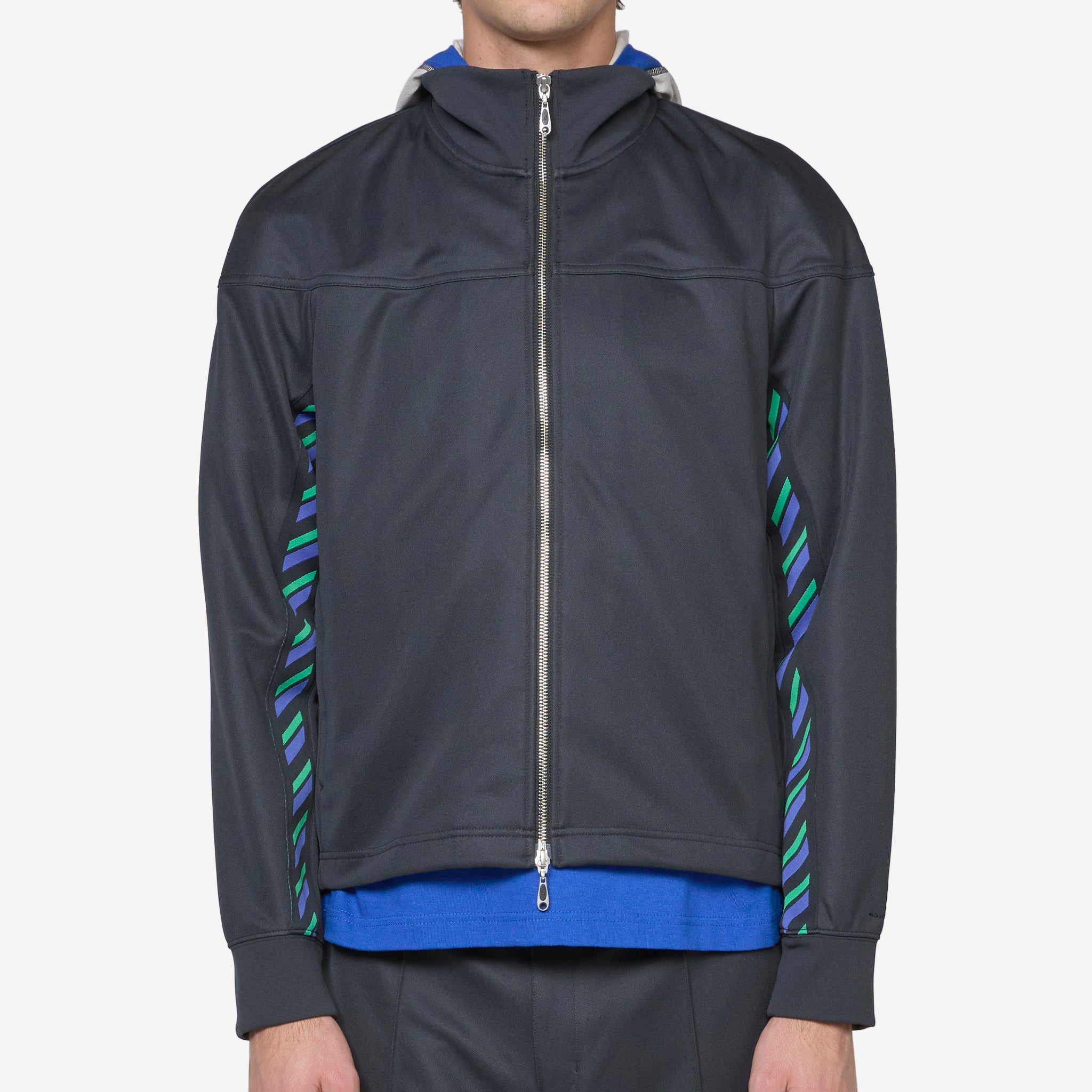 ASICS NOVALIS Styrax Track Jacket for Men & Women - Lightweight Running Windbreaker with Breathable Fabric - Perfect for Jogging, Gym Workouts & Outdoor Sports (Anthracite)