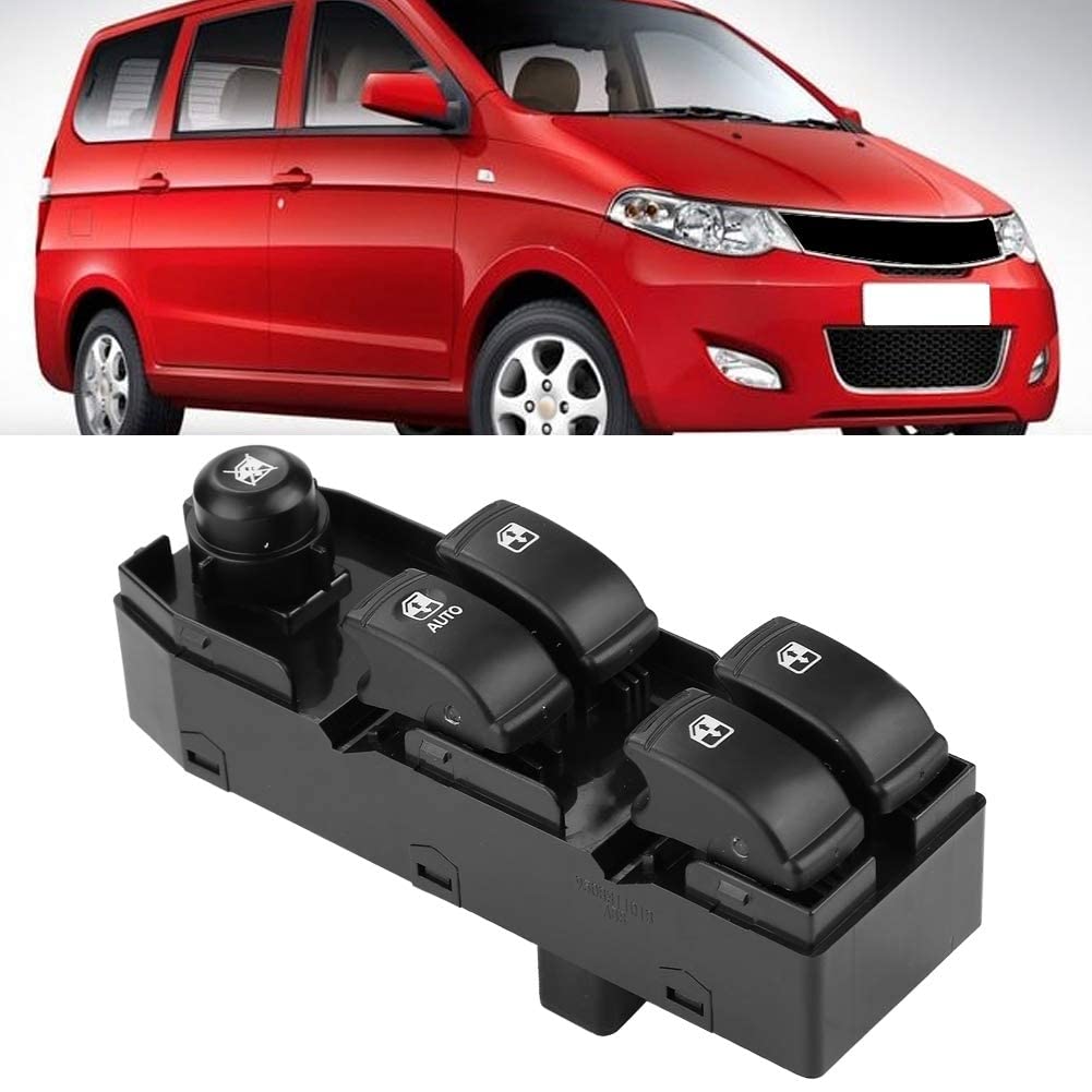 Aramox Master Window Switch 621W04460 - Power Window Control Switch ABS Plastic Black - Compatible with Suzuki Vehicles - Perfect for Car Window Repair & Replacement