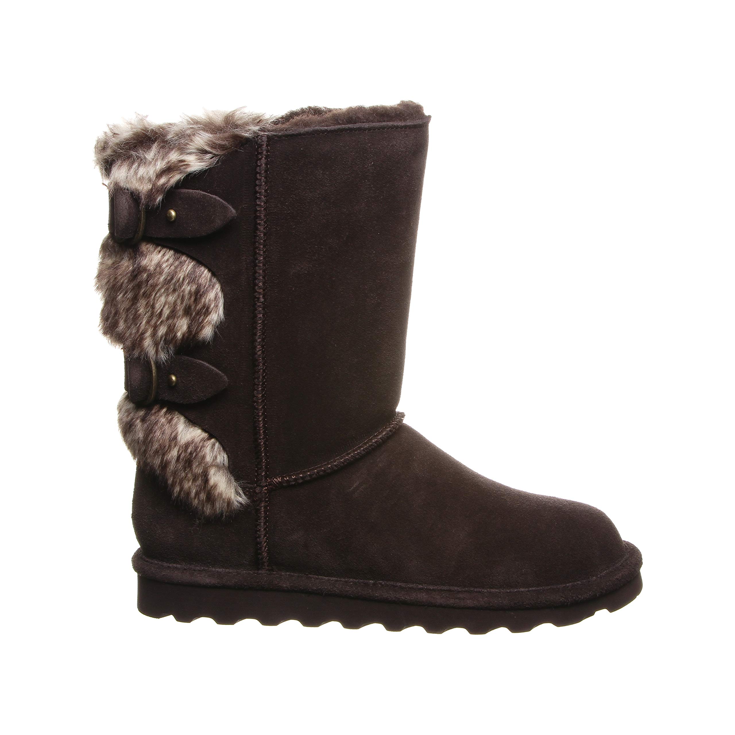 BEARPAW Women's Eloise Suede Slip-On Winter Boots - Comfortable & Warm, Multiple Colors Available | Perfect for Casual Outings, Snow Days & Cozy Indoor Wear