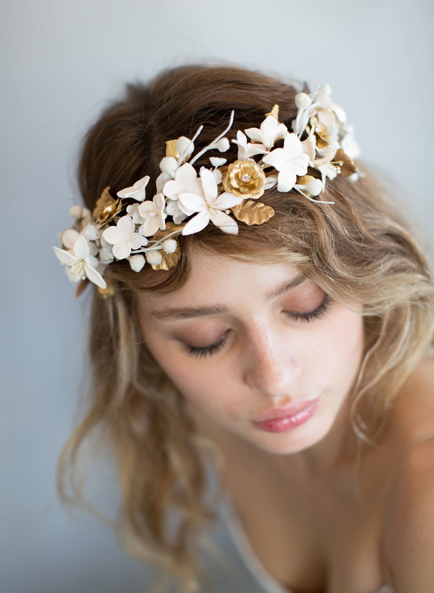 Woodland Flora Headband - Style #747 | Nature-Inspired Hair Accessory for Women, Perfect for Outdoor Weddings, Festivals & Boho Fashion
