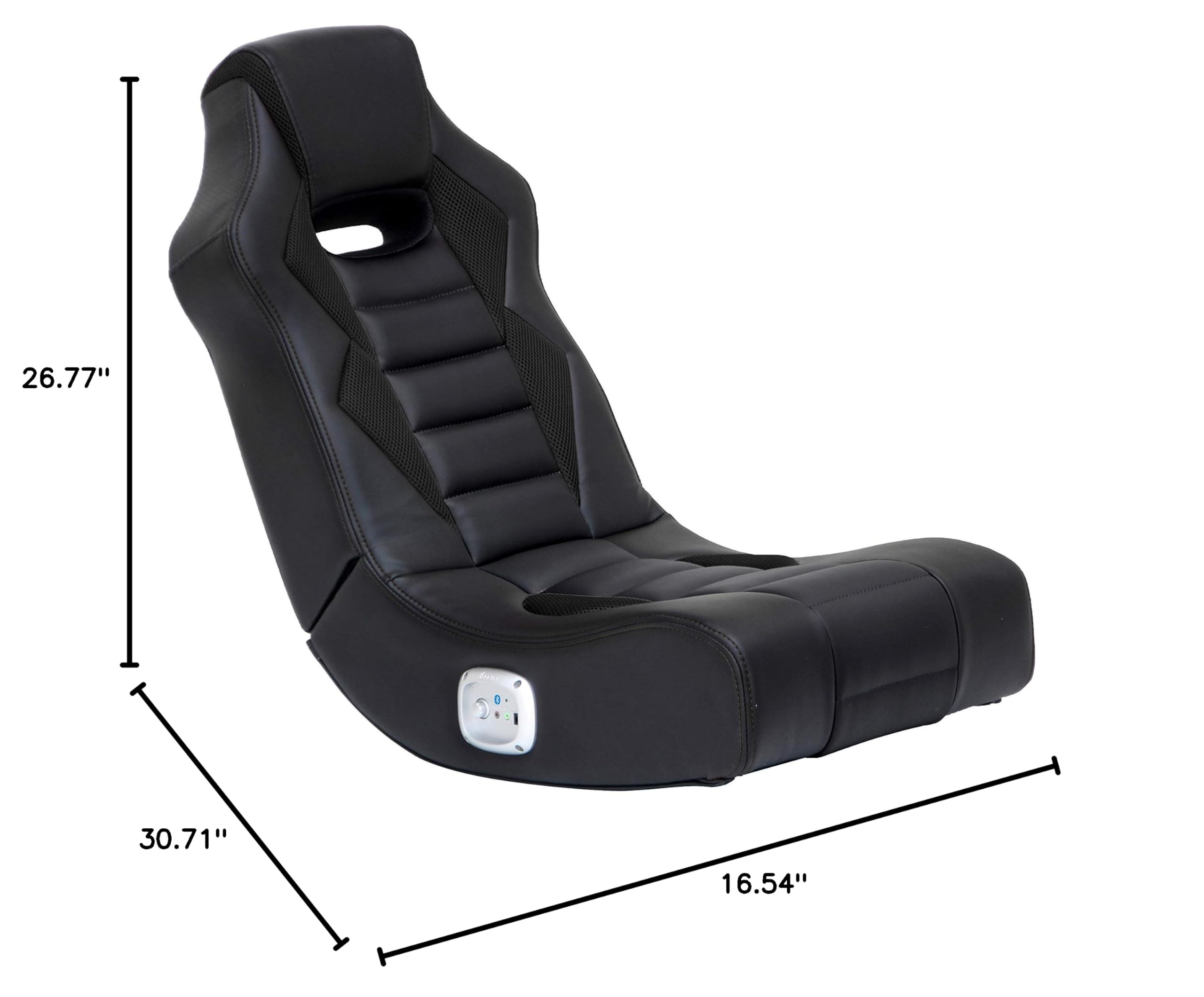X Rocker Video Gaming Floor Rocker Chair with Built-in Speakers - Foldable Ergonomic Design for Bedroom, Game Room or Living Room - Perfect Gaming Gift for Boys, Girls & Teens Ages 5-17 - Ideal for Console Gaming, Movie Nights & Relaxing