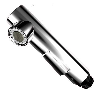Brushed Nickel 2-Function Pull-Out Spray Kitchen Faucet Head with G1/2 Connections - Perfect for Bathroom & Kitchen Sink Faucet Replacement (Style 4) | Ideal for Washing Dishes, Filling Pots & Cleaning Sinks