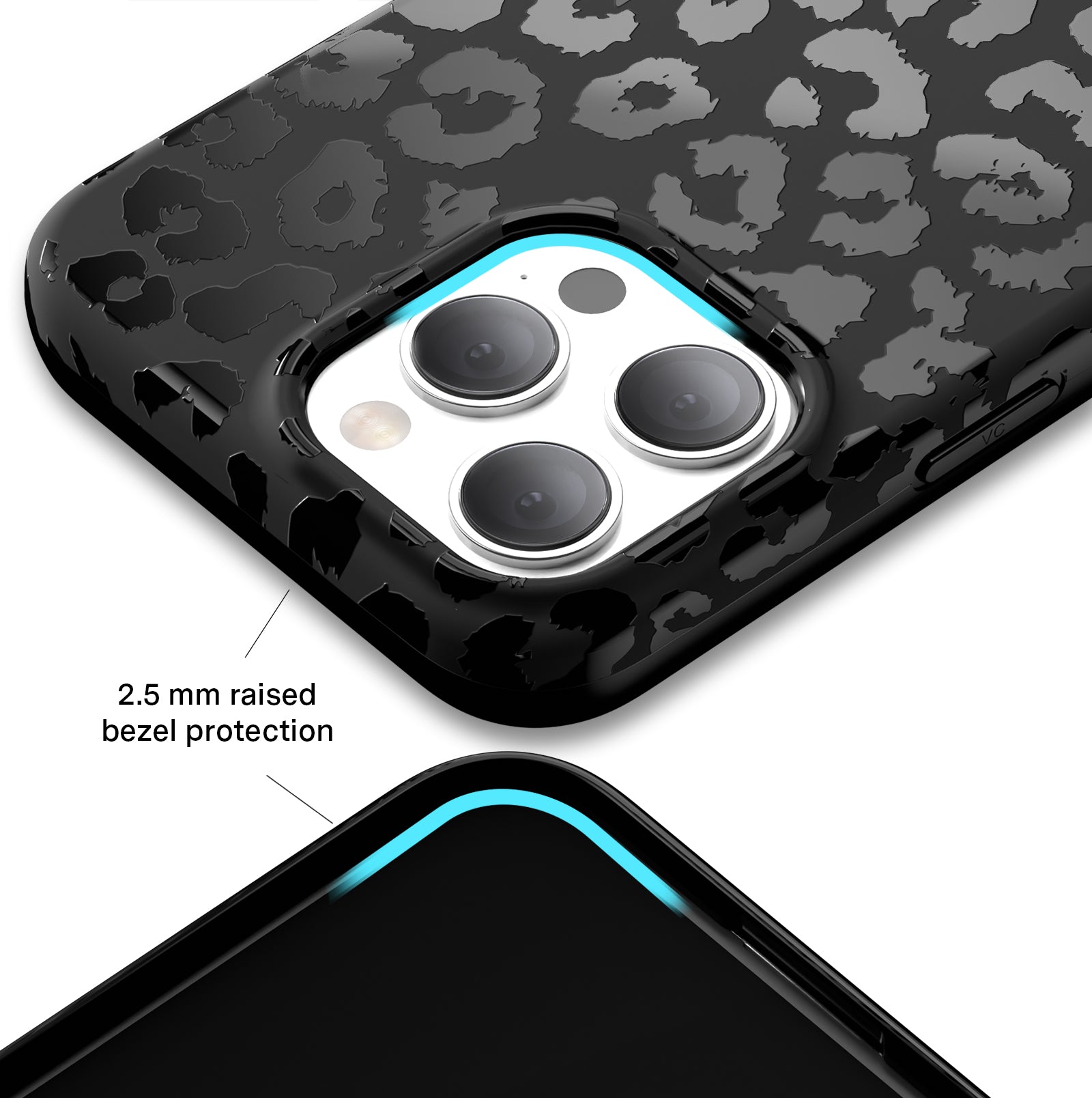 Black Leopard iPhone Case - Stylish & Durable Phone Cover for iPhone [Models] - Perfect for Everyday Protection & Fashion Statement