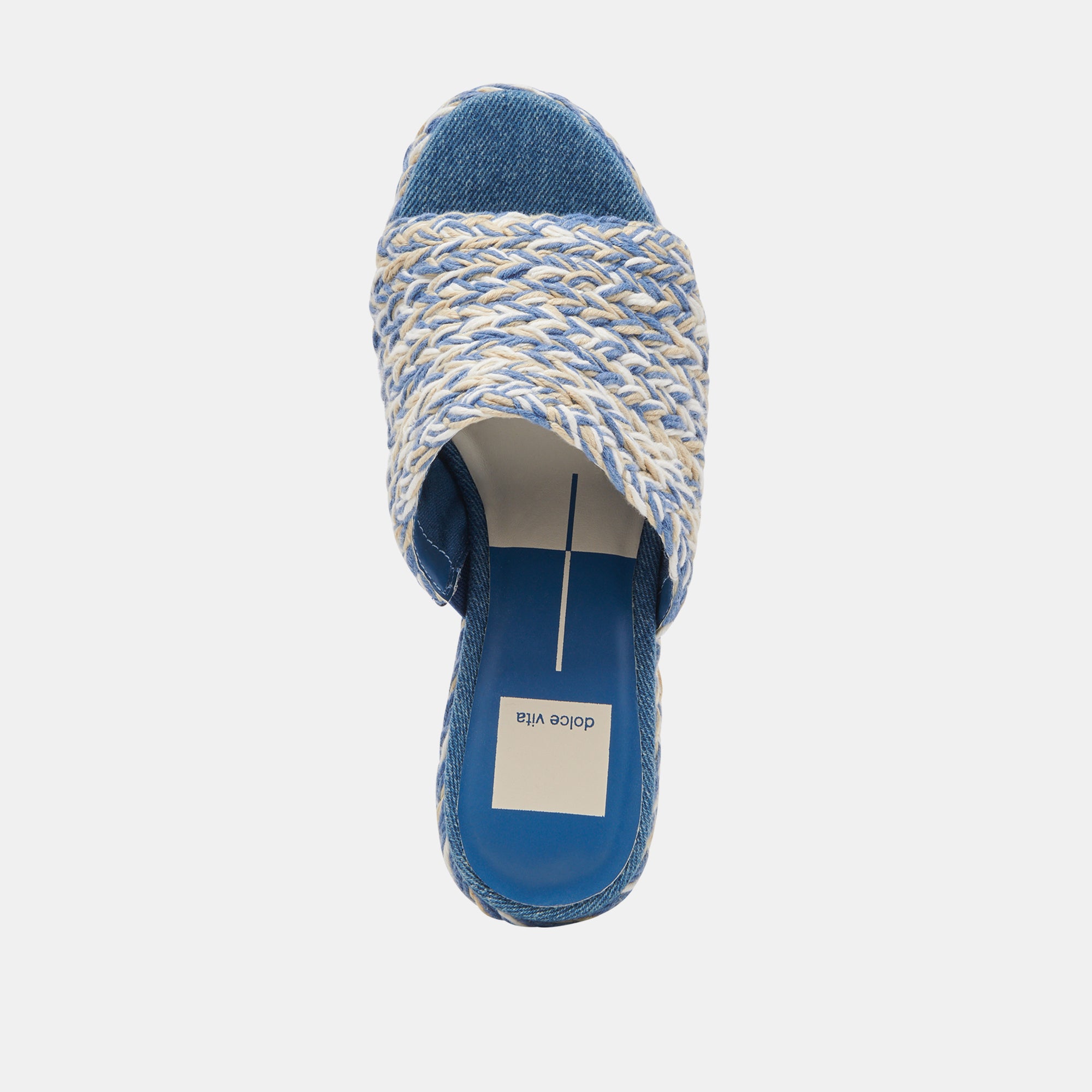 Elegant Blue Multi Woven High Heels for Women - Perfect for Parties, Weddings & Evening Events