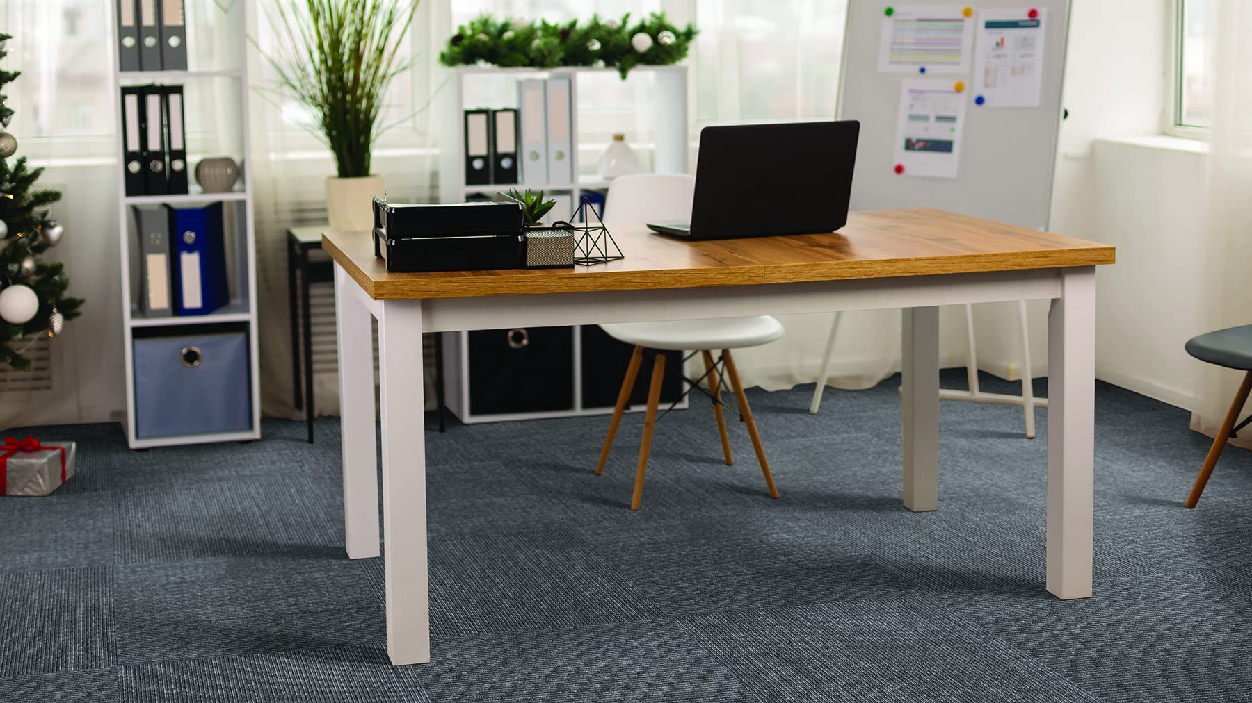 Mohawk Advance 24x24 Inch Berber Loop Pile Carpet Tiles - 0.09