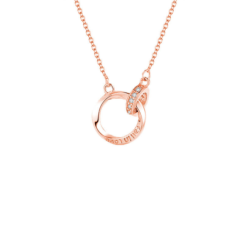 All in Love Couple's Matching Necklace Set - Romantic Valentine's Day Jewelry Gift for Couples | Perfect for Anniversaries, Weddings & Date Nights