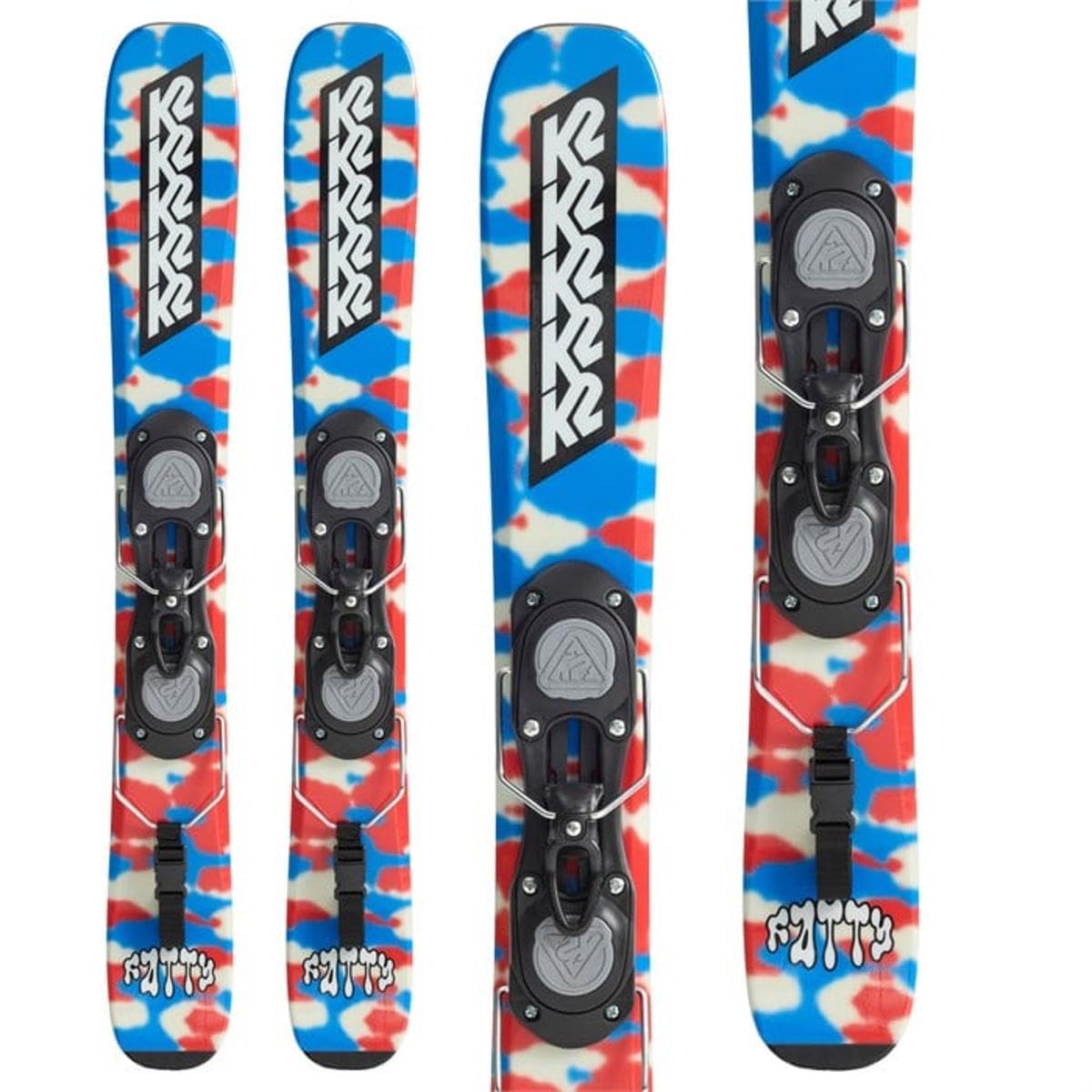 K2 Fatty Ski Blades 2025 - Best Short Skis for Adults & Teens | All-Mountain Freestyle Skiing | Perfect for Park, Powder & Groomed Runs