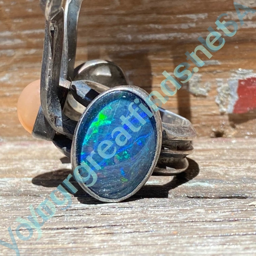 Handmade Sterling Silver Spinner Ring for Anxiety Relief & Stress Relief - Perfect for Meditation, Fidgeting & Focus