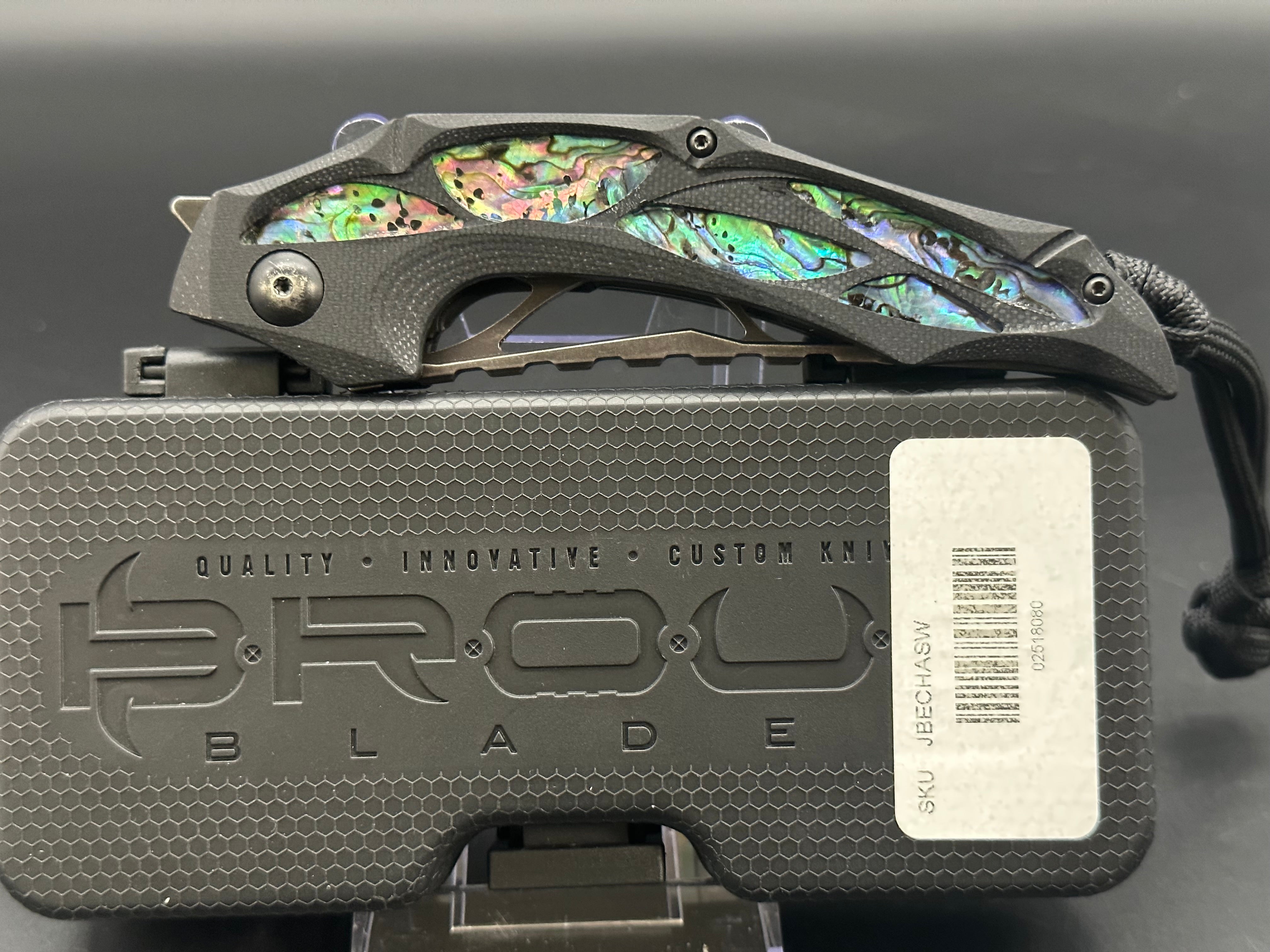 Brous Blades Elijah Isham Echelon Folding Knife - Premium Tactical Pocket Knife for Outdoor, Camping, and EDC Use