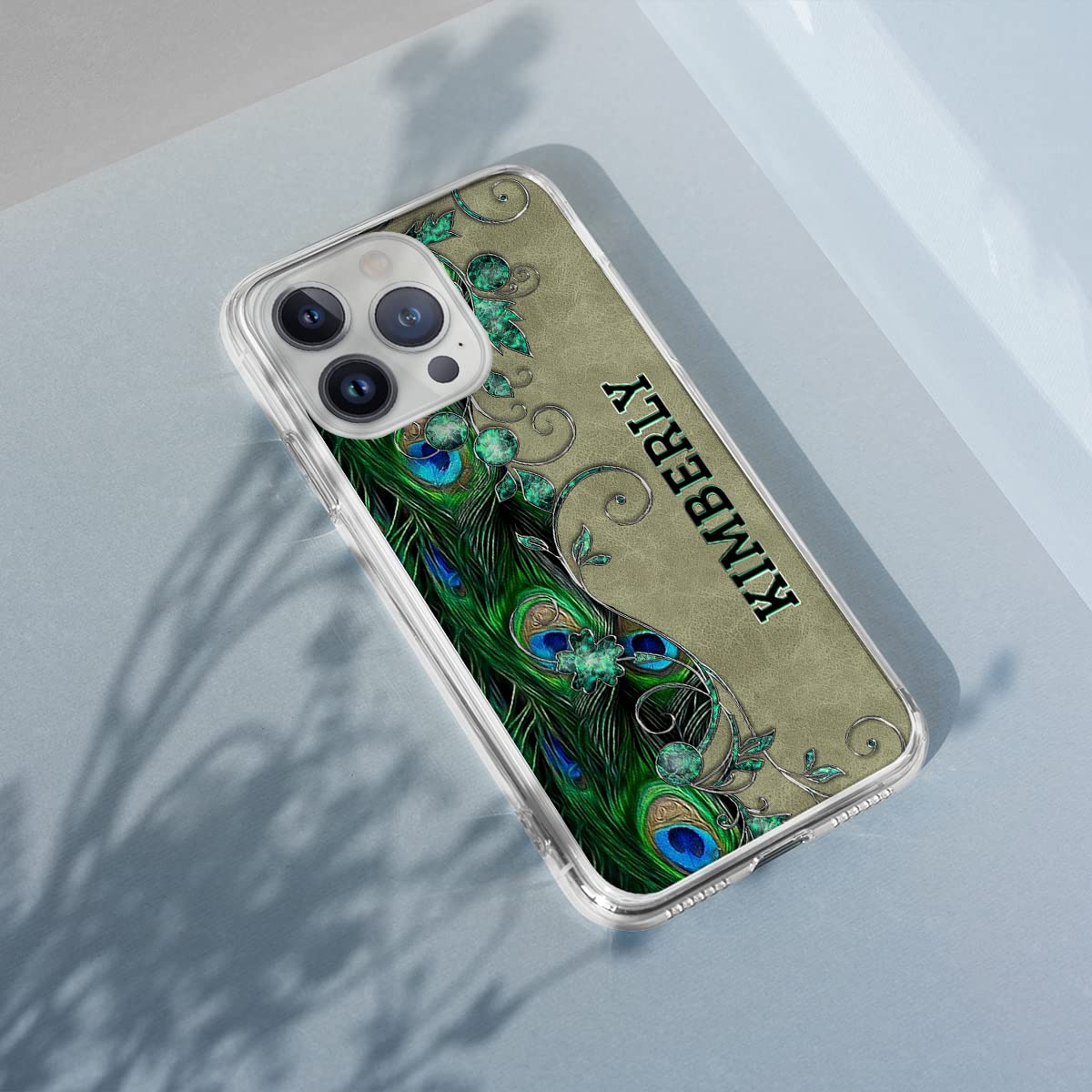 Stylish Peacock Design Phone Case for iPhone 16/15/14/13/12/11/XR/X/XS/8/7 Plus/Mini/Pro Max - Elegant Protective Cover with Unique Peacock Pattern, Perfect Gift for Women & Girls - Ideal for Everyday Use, Travel, and Special Occasions