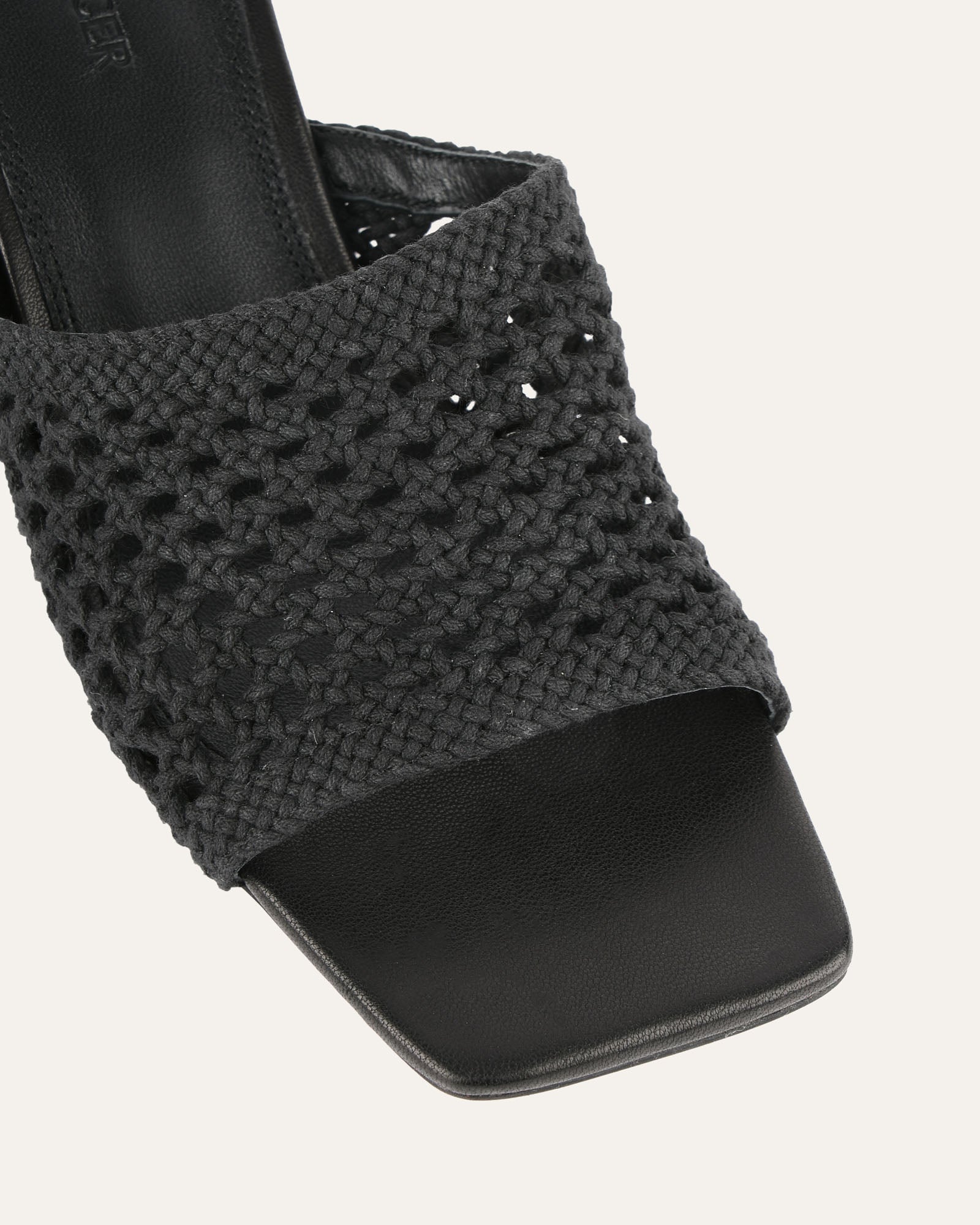 JORDYN Women's Mid Heel Sandals - Comfortable Black Textile Summer Dress Sandals for Weddings, Parties & Beach Vacations