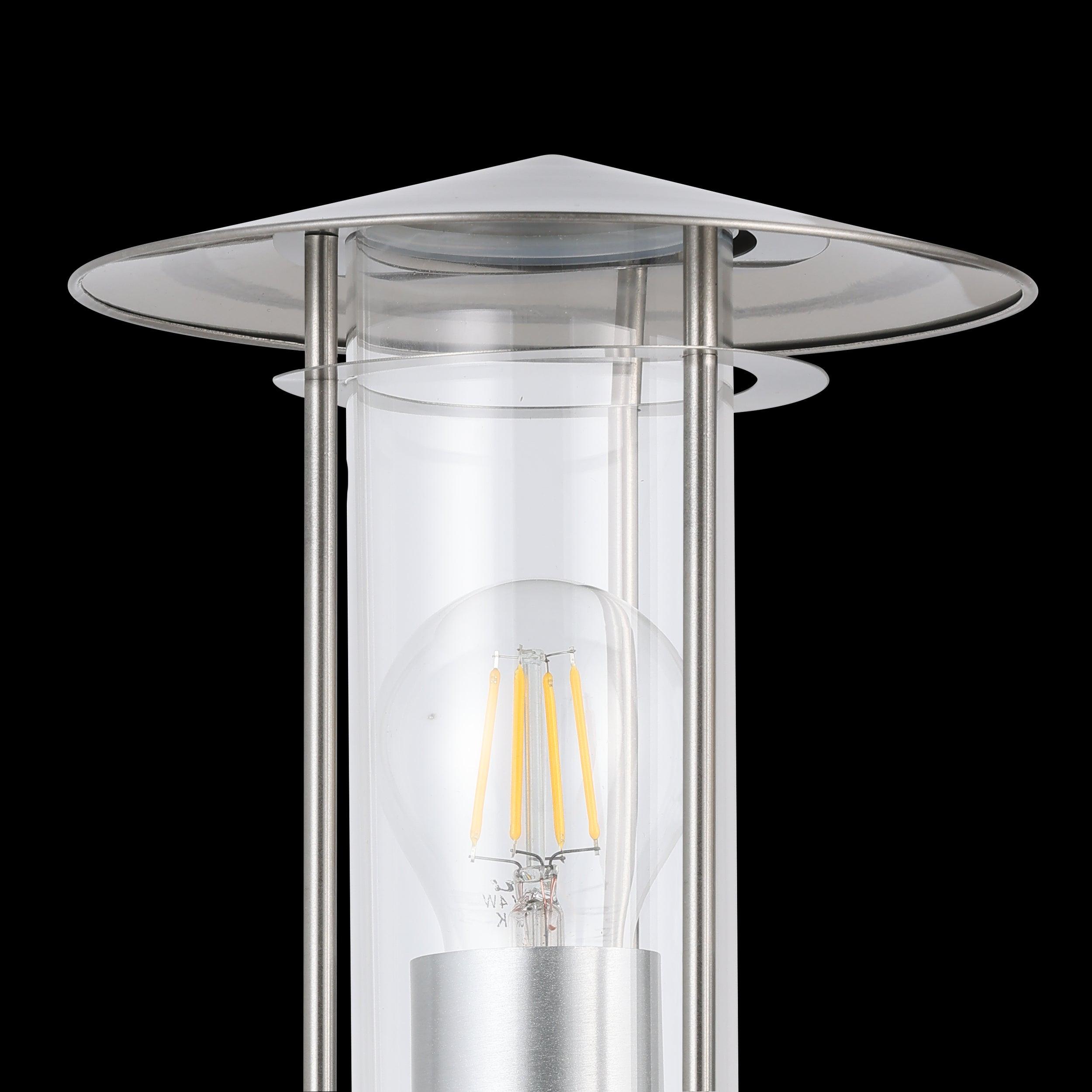 Eglo Lisio IP44 Waterproof Stainless Steel PIR Motion Sensor Outdoor Wall Light - Perfect for Porch, Garage, Garden & Pathway Security Lighting