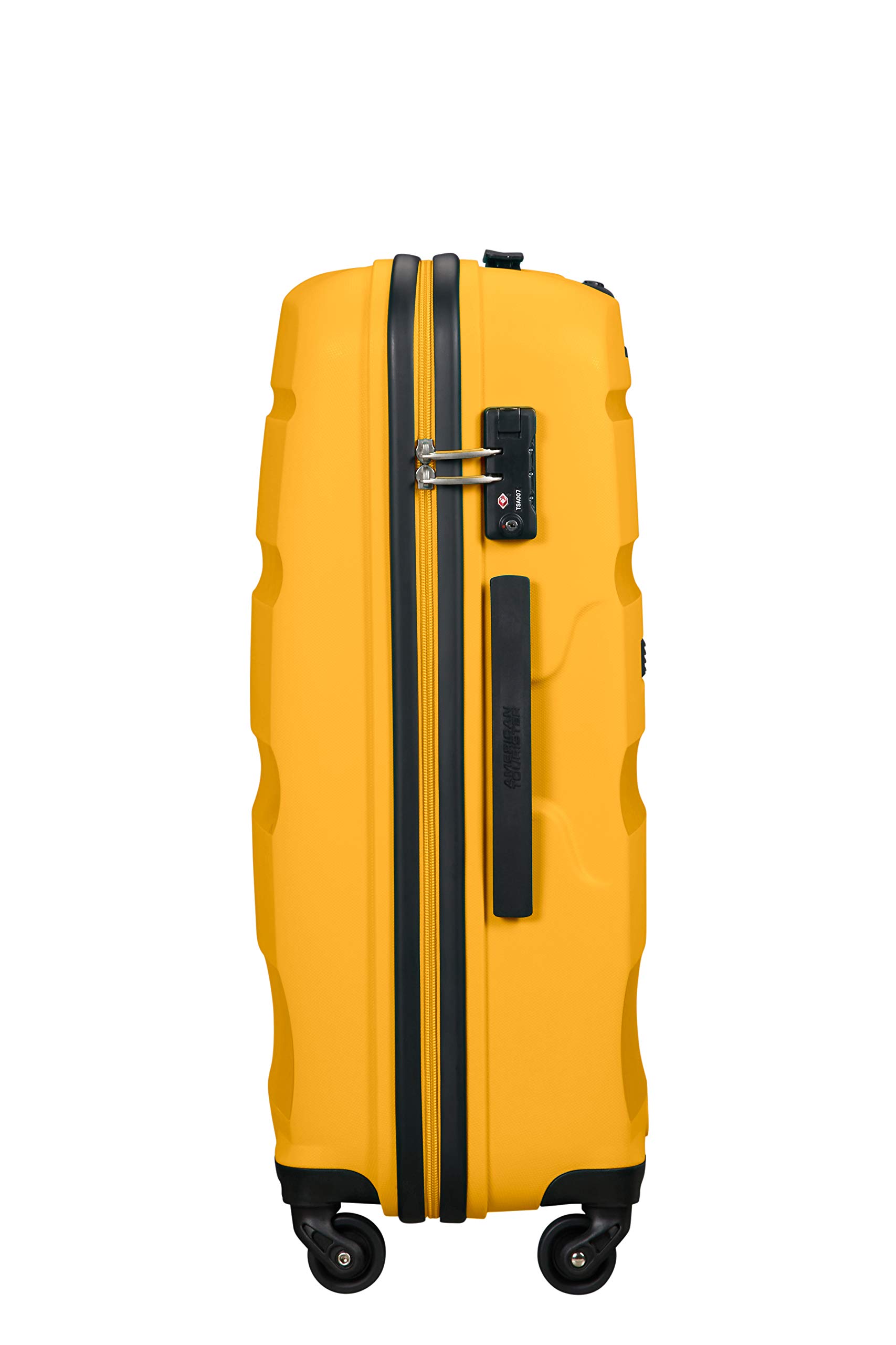 American Tourister Carry-On Luggage 66cm (57.5L) Light Yellow Medium Suitcase - Perfect for Air Travel & Weekend Getaways