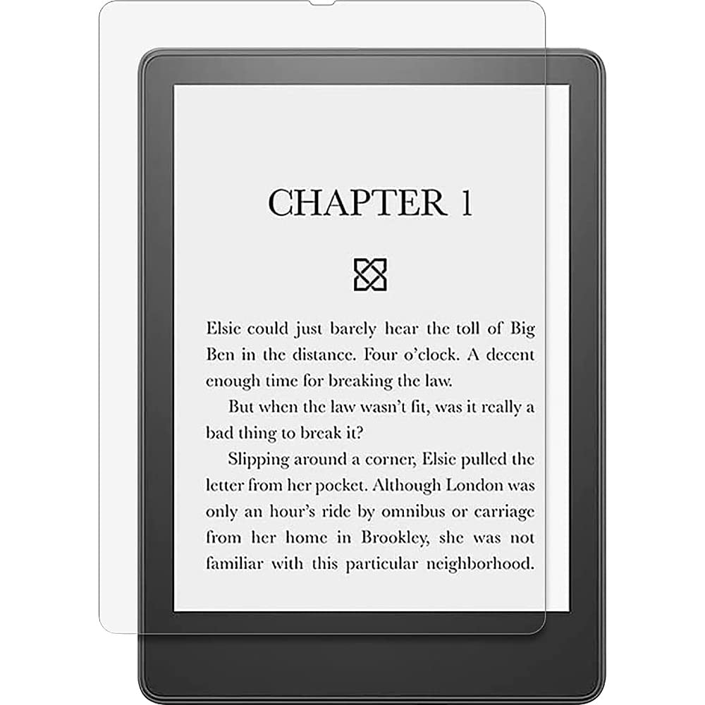 Kindle Paperwhite Tempered Glass Screen Protector - Clear HD for Reading & Travel