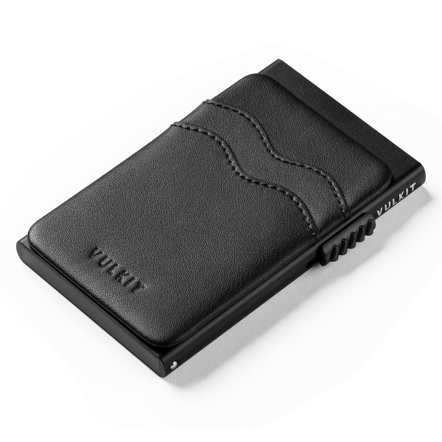 VC303 Minimalist Leather Card Holder with Extra Pocket for Cash & Coins - Slim RFID Blocking Wallet for Men & Women (Perfect for Travel, Everyday Use & Gift)