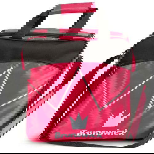 Brunswick Blitz Single Tote Hot Pink Bowling Bag - Lightweight & Durable for Women & Men - Perfect for League Play, Practice & Bowling Tournaments
