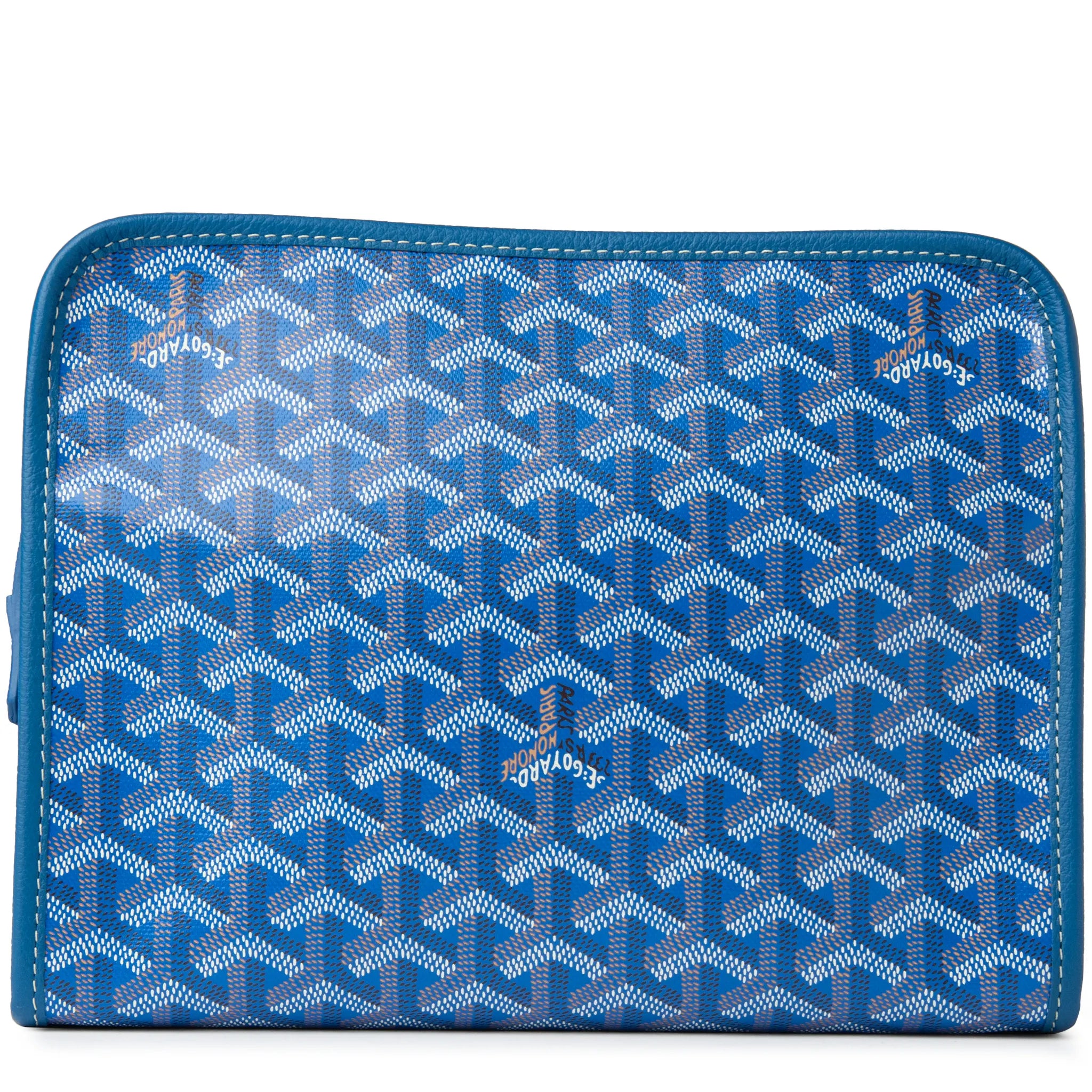 Goyard Jouvence MM Sky Blue Travel Cosmetic Bag | Waterproof Wash Pouch for Toiletries & Makeup | Perfect for Travel, Gym & Daily Use