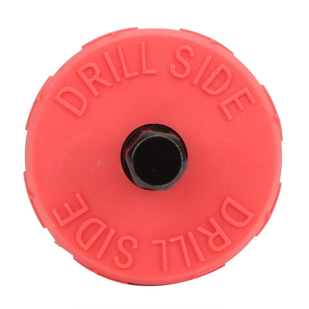 Voluxe Electric Start Drill Bit - CRV Steel Red & Black Engine Starter Adapter with Storage Bag | Compatible with Most Electric Engines | Perfect for DIY Repairs, Automotive Maintenance & Home Improvement Projects