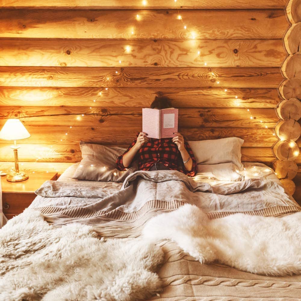 99ft LED String Lights with Remote Control - 300 Dimmable Fairy Lights for Indoor/Outdoor Use | Perfect for Bedroom, Garden, Trees, Birthday, Wedding & Party Decor (Warm White)