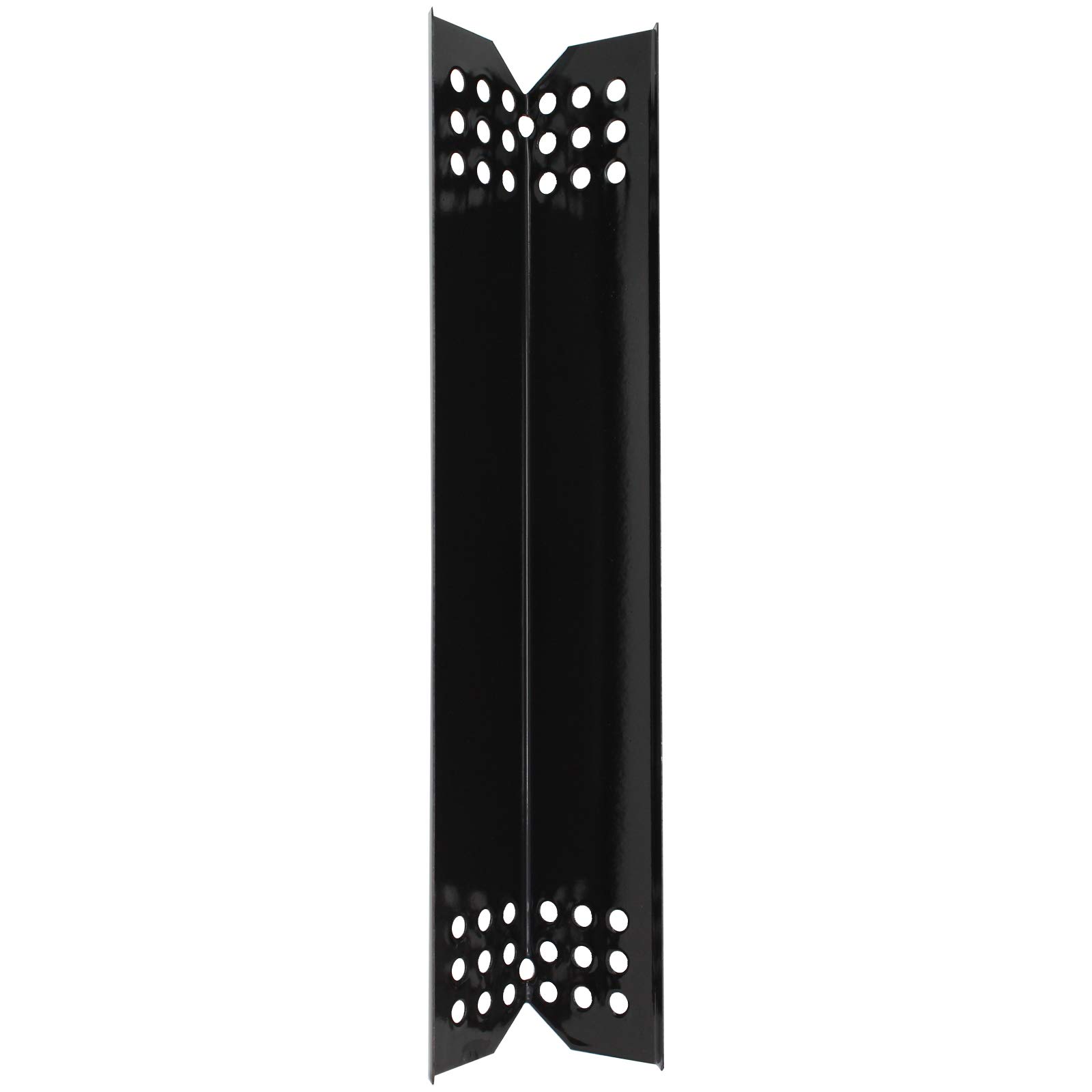 3-Pack BBQ Grill Heat Shield Plate Tent Replacement Parts for Uberhaus 7800003 - Compatible Stainless Steel Flame Tamer, Guard, Deflector, Flavorizer Bar & Burner Cover (14 9/16