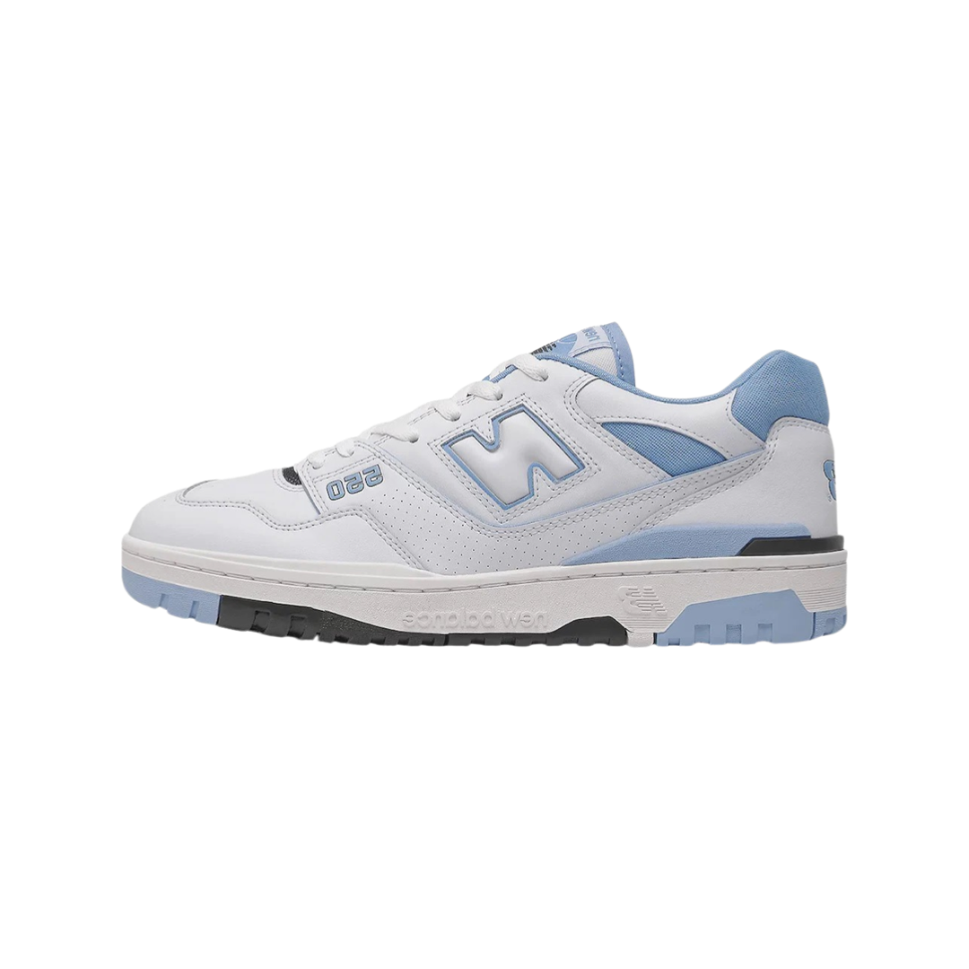 New Balance 550 Sneakers in UNC White & University Blue | Men's & Women's Basketball Shoes for Casual Wear & Street Style