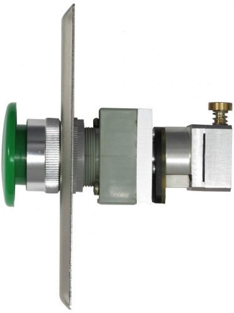 Seco-Larm Enforcer Slimline Green Request-to-Exit Plate with Pneumatic Timer (SD-7213-GSP) - Secure Access Control for Commercial Buildings & Offices
