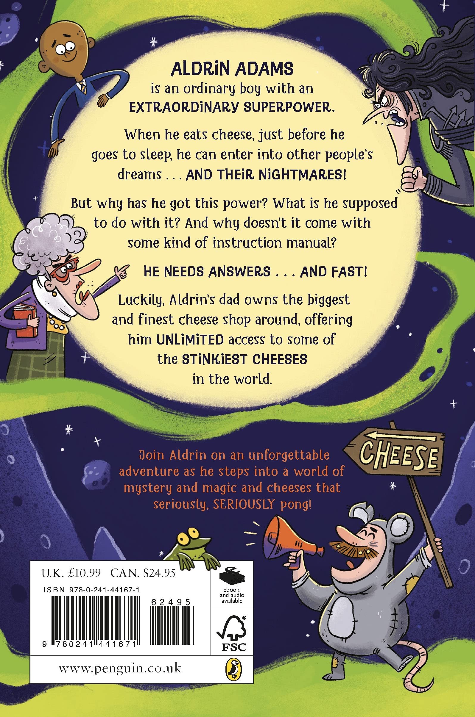 Aldrin Adams and the Cheese Nightmares - Kids' Fantasy Adventure Book for Bedtime Reading & Storytime Fun