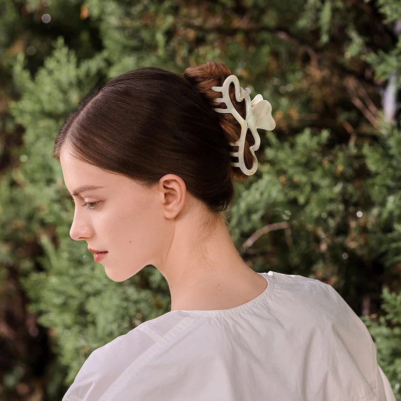 Hayley XL Hair Claw Clip - Large Hair Clips for Women, Strong Hold Hair Accessories for Thick Hair, Perfect for Ponytails, Buns & Updos (Great for Work, Gym & Everyday Use)